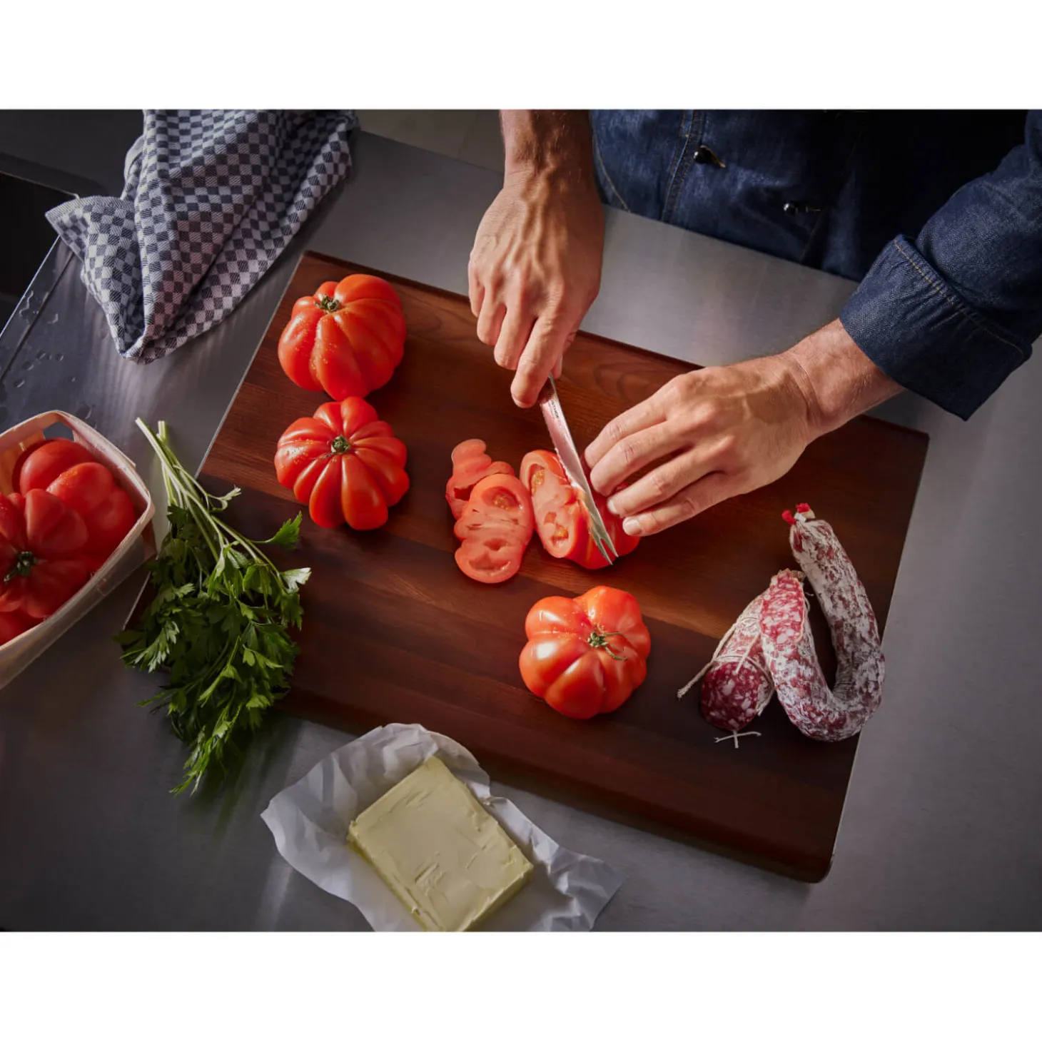 Wusthof Classic Ikon 9cm Paring Knife - Black