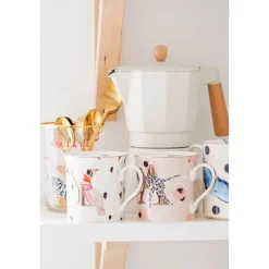 Yvonne Ellen Bone China 330ml Alphabet Mug - H