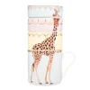 Yvonne Ellen 4-Piece Fine China Stacking Measuring Cups - Giraffe