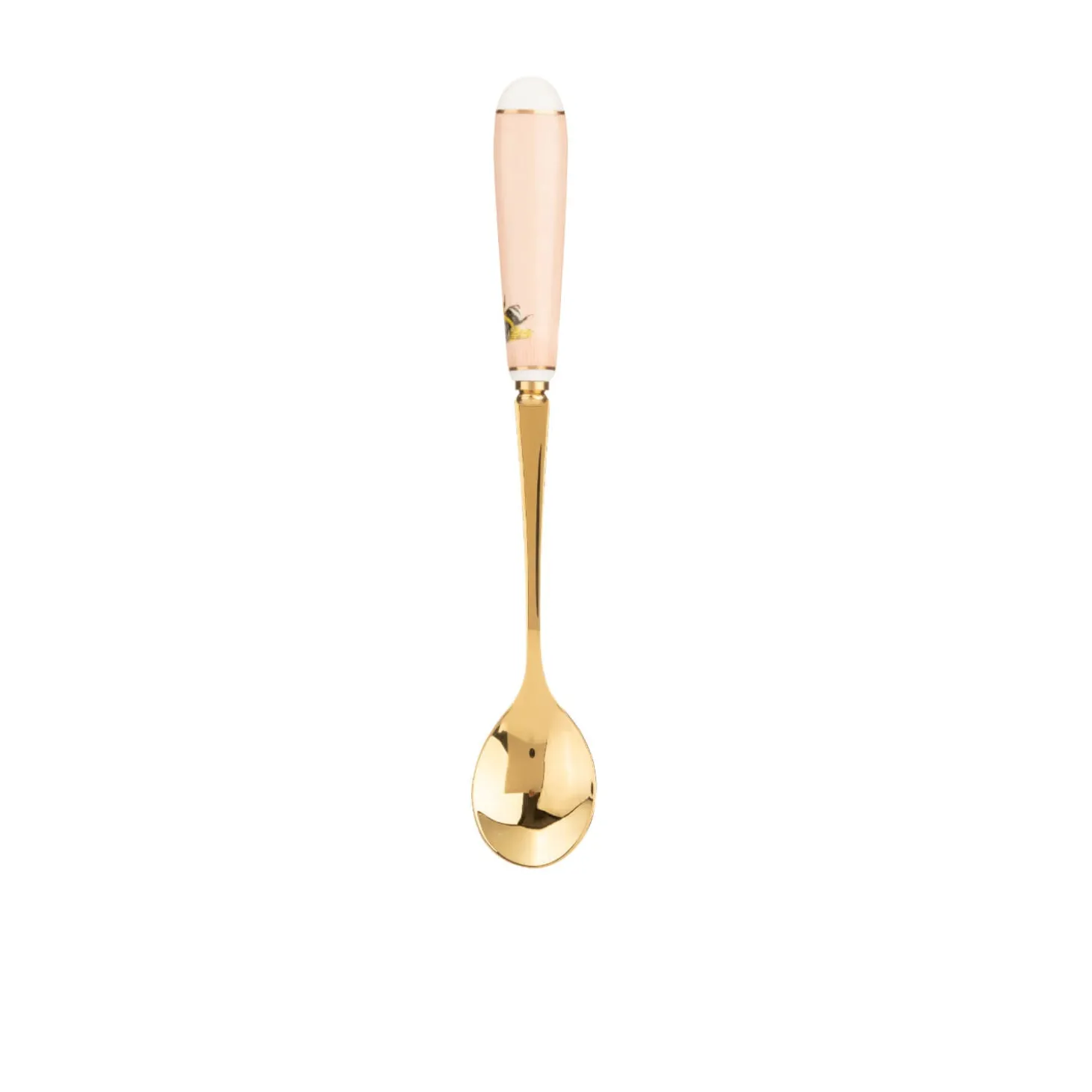 Yvonne Ellen Set of 4 Teaspoons With China Handles - Bee